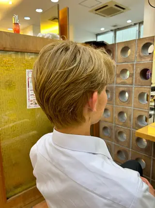 カラー メンズ メンズパーマ 完全再現/仁翔のヘアスタイル