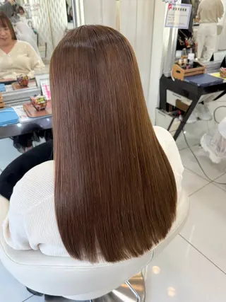 ロング 髪質改善/レイヤー/ 小顔/デザインのヘアスタイル