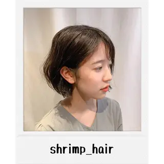 ミディアム カラー 小杉輝/ショート /艶カラー✨のヘアスタイル