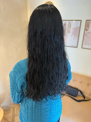 ロング MEN‘S HAIR BLEACHi塩釜口所属・市原亮/塩釜口/ ツイスパ/波巻きのヘアスタイル