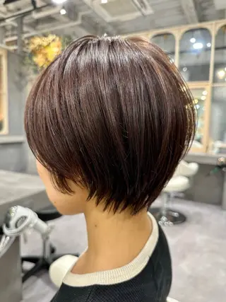ショート La　Belleme byAK所属・脱白髪染め/ 木下希望のヘアスタイル