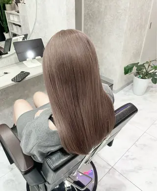 セミロング 🦋ハイトーン🦋 石山 希理🦋のヘアスタイル