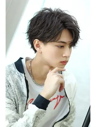 ショート メンズ 🔥ダブルカラー🔥 艶カラー/近澤✂︎のヘアスタイル