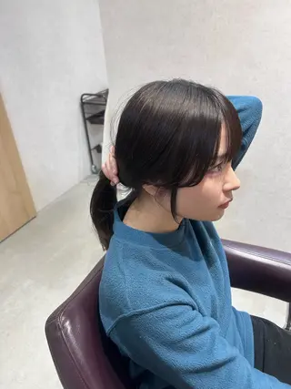 セミロング mao艶カラー🎀 カット/お洒落ヘアのヘアスタイル