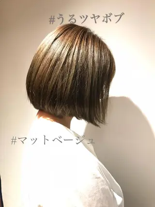 ミディアム カラー BIANCO北堀江 AKANEのヘアスタイル
