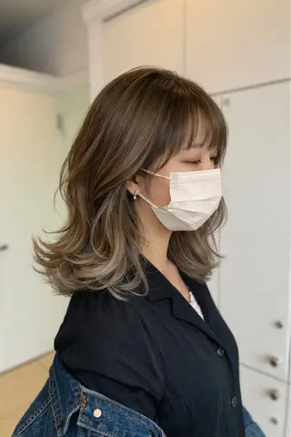 ミディアム カラー 金子 直樹のヘアスタイル