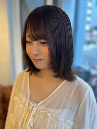 ミディアム 小此木 環のヘアスタイル