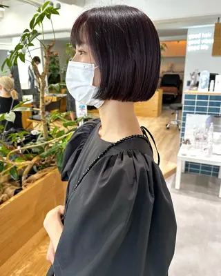 ショート カラー Ocean Hair&Life  【オーシャンヘアーアンドライフ】所属・水田 成美のヘアスタイル