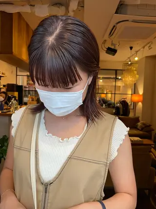 カラー ファッションに 溶け込むstyleのヘアスタイル