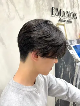 メンズ オブチ ミライのヘアスタイル