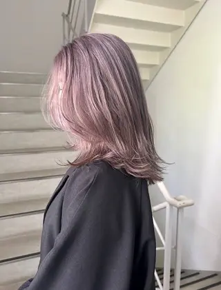 ミディアム カラー 💫siesta ・スズノ🐈💫のヘアスタイル