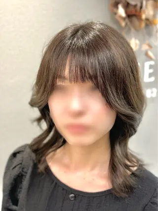 ミディアム 巻ける美髪矯正/ 韓国ヘア/yutaのヘアスタイル