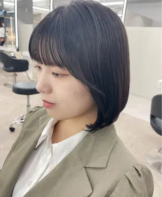 ショート ボブ顔周りカット honokaのヘアスタイル