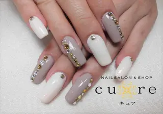 ロング ネイル ネイルサロン Cureのネイルデザイン