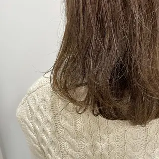 セミロング カラー I'S.横浜所属・赤み消しカラー 🍀JUNKIのヘアスタイル
