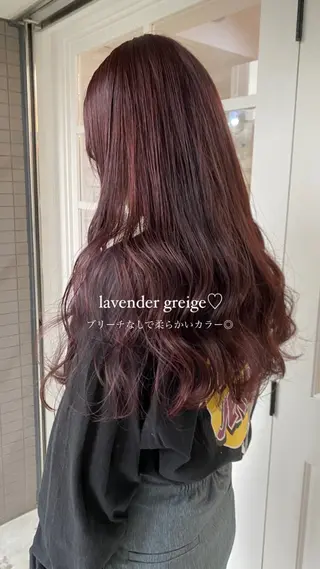 カラー 🌷柔らかクリーミー 🤍kirari🌷のヘアスタイル