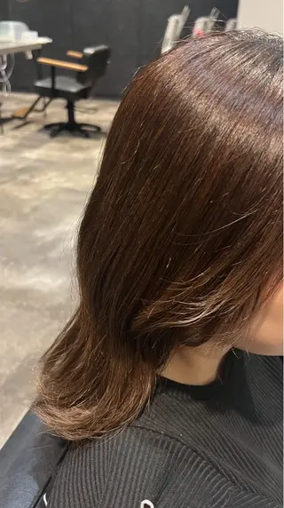 ミディアム 長谷 朋美のヘアスタイル