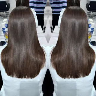 ロング メンズパーマ/艶 モテカラー/福井悟朗のヘアスタイル