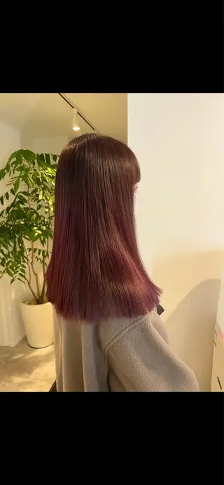 ロング カラー hayaka todaのヘアスタイル