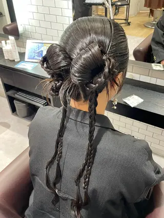 ヘアアレンジ 👑艶髪/カラー/ アレンジ/特化👑のヘアスタイル