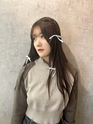 ロング ヘアアレンジ suri-ru hair【スリールヘアー】所属・FURUSAWA AOIのヘアスタイル