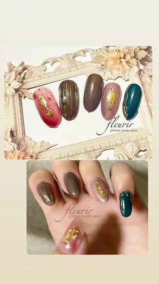 ネイル フルリール 【プライベートサロンのネイルデザイン