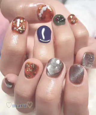 ネイル まるみ ♡のネイルデザイン