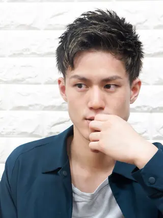 ショート 阿比留 信也のヘアスタイル