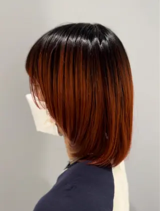 ミディアム カラー 最高級髪質改善🥇 小玉美菜のヘアスタイル