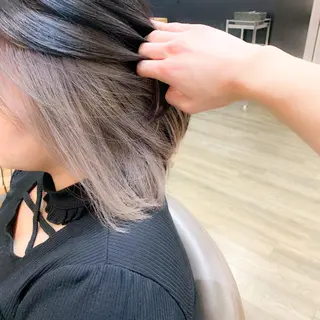 ショート カラー TONE所属・透明感カラー/ 韓国ヘア/縮毛矯正のヘアスタイル