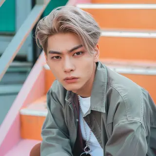 メンズ 池袋/カラー特化🎨 ロング料金なし🩵のヘアスタイル