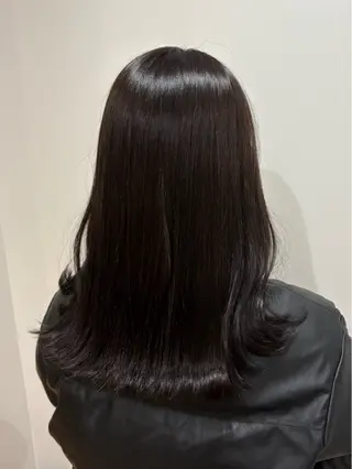 セミロング カラー COTAN所属・yui /ブリーチなしカラーのヘアスタイル