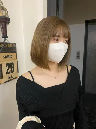 ショート カラー ハイトーンカラー ⭐️NAZUNAのヘアスタイル