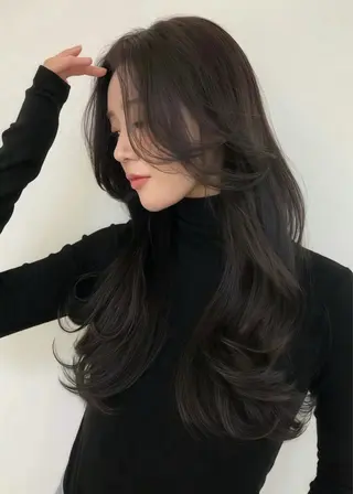 セミロング カラー 鈴木 一貴のヘアスタイル