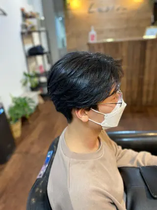 ミディアム メンズ Lizir ルズィール所属・Luzir⭐︎ GEN⭐︎のヘアスタイル