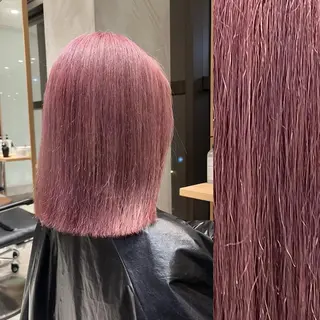 ミディアム カラー ヘアアレンジ stylist ◎RUKI.のヘアスタイル