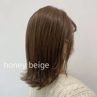 ミディアム カラー 髪質改善カラー&TR 縮毛矯正/弱酸性矯正のヘアスタイル