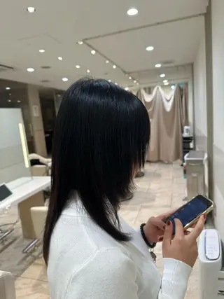 ミディアム カラー 波巻パーマ/毛流れ パーマ☘️りゅうせいのヘアスタイル