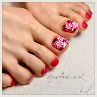 ネイル Beauty salon Ryu・ange所属・PEARL ROSE パールローズのネイルデザイン