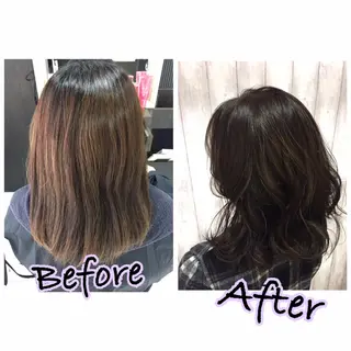 セミロング カラー ヘアアレンジ Rigoletto所属・ショート/レイヤー 🎀細沼玲花のヘアスタイル