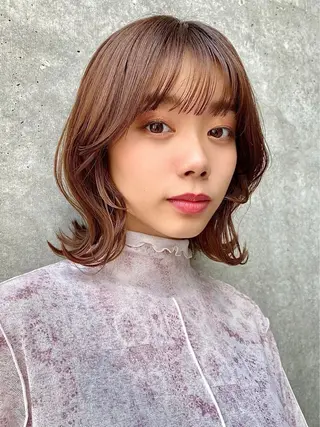 ミディアム 🫧岡野/透明感🍃 /髪質改善🫧のヘアスタイル