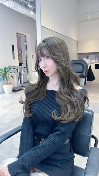ロング カラー emu所属・小顔カット/レイヤー 美髪特化/千葉中央のヘアスタイル