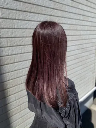 セミロング カラー 安住 千明のマツエク・マツパデザイン
