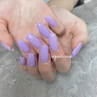 ロング ネイル espoir. muのネイルデザイン