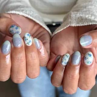 ネイル amuse ニュアンスネイルのネイルデザイン