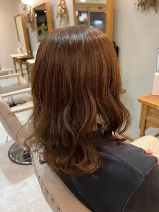 ミディアム ぱつボブ/ ショート/YUKIのヘアスタイル