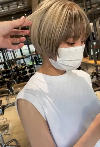 ショート 佐藤 崇文のヘアスタイル