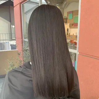 ロング 渋谷ブリーチカラー 韓国ヘアyuikoのヘアスタイル