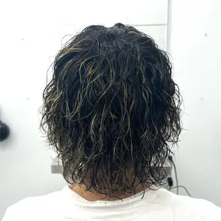 カラー パーマ メンズ 柏メンズカットパーマ NO.1タイチのヘアスタイル