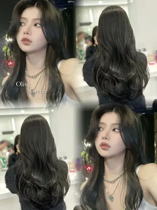 カラー 韓国風hair🖤 Maria🖤のヘアスタイル